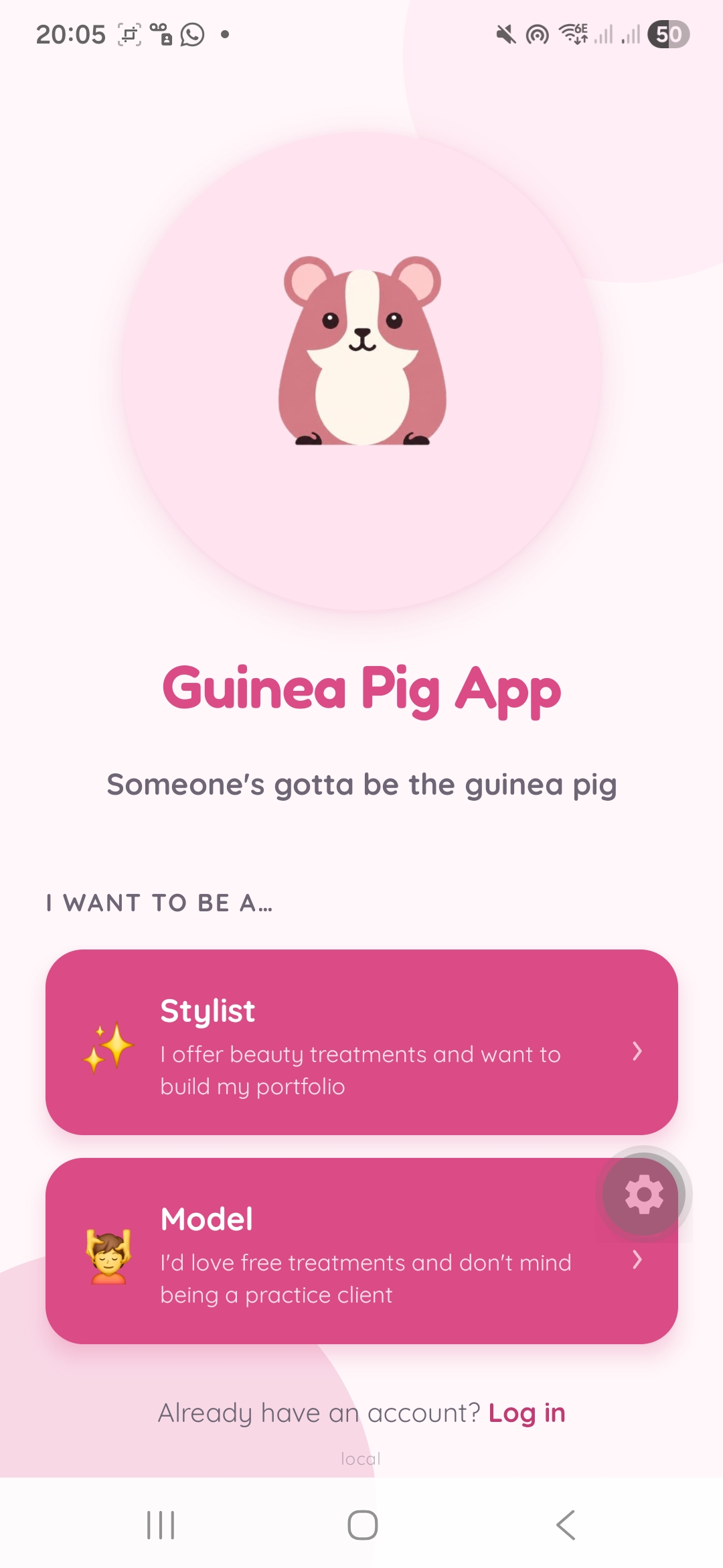 Guinea Pig app