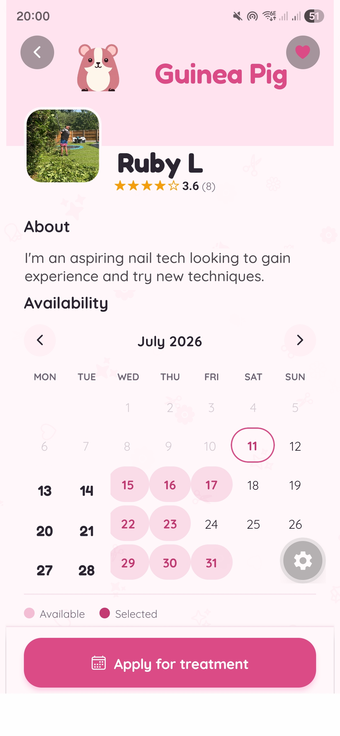 Booking